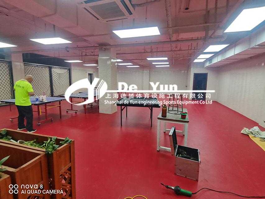 杨浦区佳木斯路健身俱乐部乒乓球室